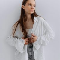 White Printed Shirt
